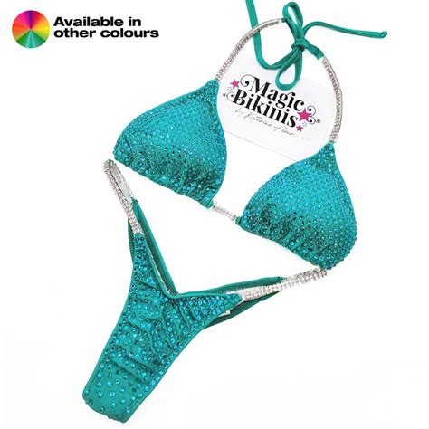 Quick Ship Bikini No Npc Lycra With Connectors Magic Bikinis Custom Competition Suits