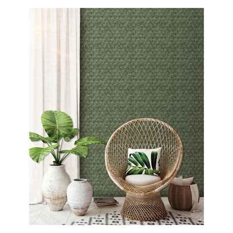 Dutch Wallcoverings Odyssee Dessin Groen X M Leen Bakker