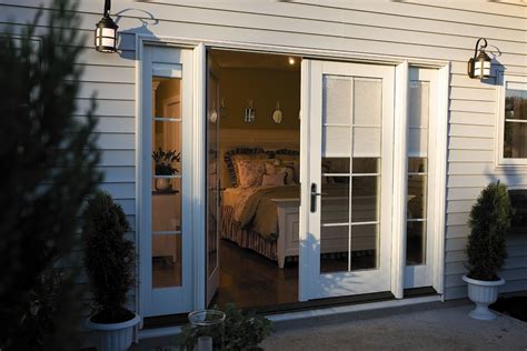 Pella® Designer Series® Energy Star® Qualified Hinged Patio Doors Traditional Patio Cedar