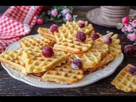 Венские вафли очень вкусный и быстрый рецепт - YouTube