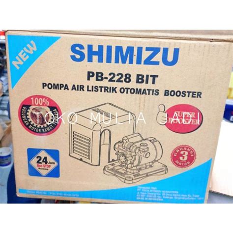 Jual Pompa Booster Shimizu Pb Bit Mesin Pompa Air Otomatis Boster