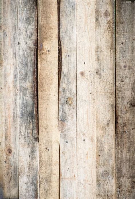 Blank Wood Sign Background Rough Planks With Nails Texture Stock