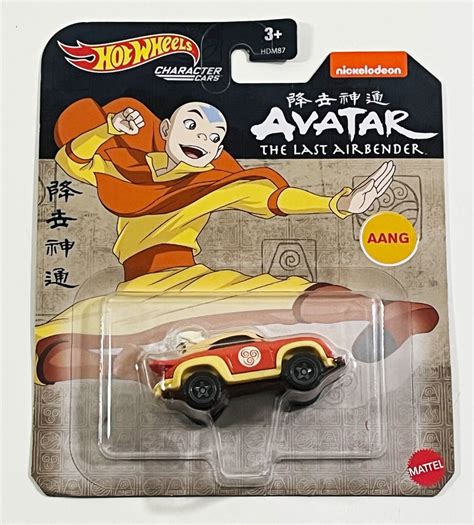 Hot Wheels Avatar The Last Airbender Aang Character Car