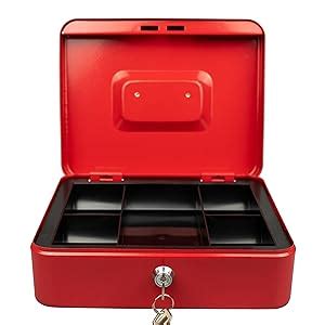 Hyfive Petty Cash Box 8 200mm Supplied With 2 Keys And Removable