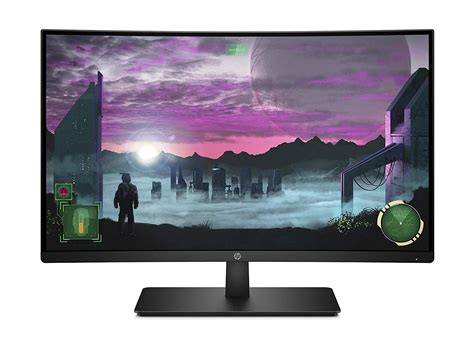HP 27x Curved Display 27 inch FHD Gaming Monitor - Black Price in ...