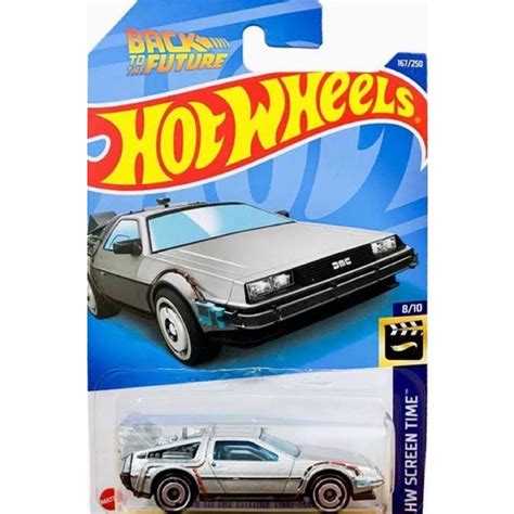 Hot Wheels Miniatura Delorean Back To The Future De Volta Para O Futuro Lote H Tem Ticos