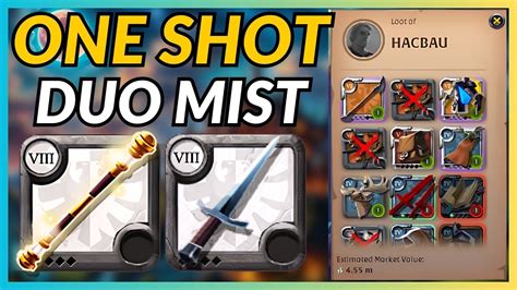 Albion Online Eu Duo Mist One Shot Grailseeker H Dagger Youtube