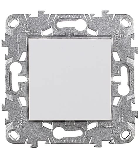 Переключатель Schneider Electric Unica NEW одноклавишный встраиваемый ...