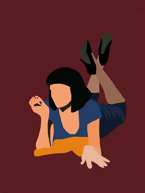 Pulp Fiction Mia Wallace Print Sticker By F1lmfanat1c Redbubble