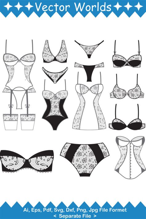 Lingerie SVG Vector Design MasterBundles