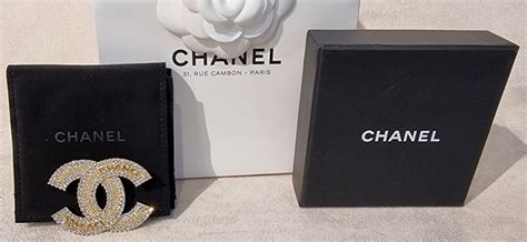 Proantic Chanel Broche M Tal Dor Et Cristal