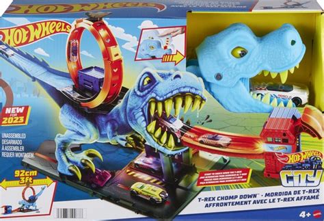 Hot Wheels City T Rex Aanval Speelgoed Auto Racebaan Bol
