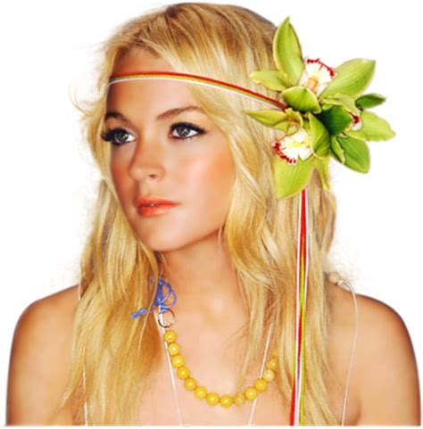 Tube La Blonde A La Fleur Aux Cheveux