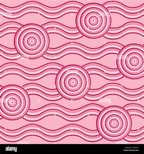 Abstract Aboriginal dot painting in vector format Stock Vector Image ...