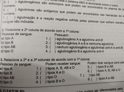 Questões De Relacionar Colunas - Questões De Relacionar Colunas - FDPLEARN
