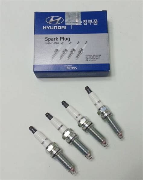 Kia Forte Cerato K Genuine Oem Spark Plug Plugs Pcs Set