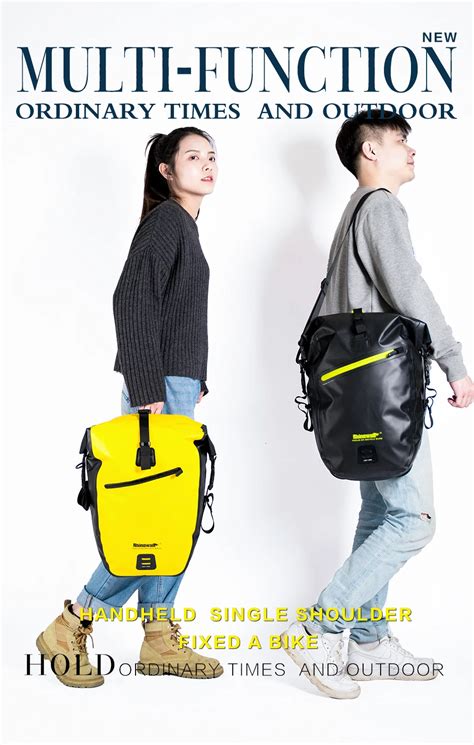 Rhinowalk, водонепроницаемая велосипедная сумка, 20л, для путешествий ...