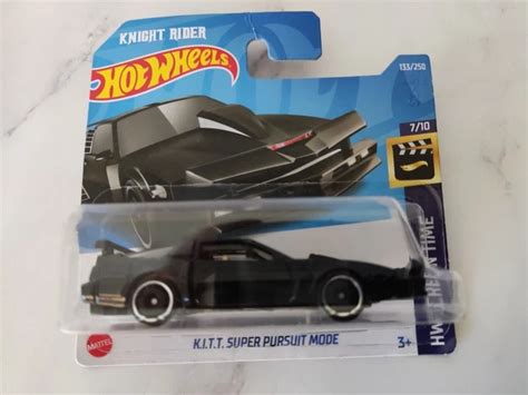 Hot Wheels Knight Rider K I T T Kitt Super Pursuit Mode Screen Time Picclick Uk