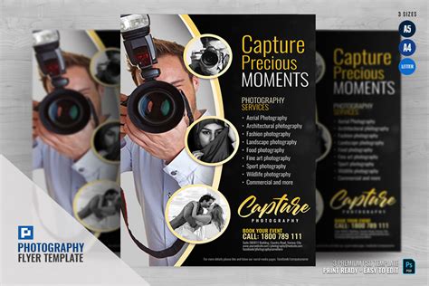 Photography Promotional Flyer Graphic By PSDPixel Creative Fabrica