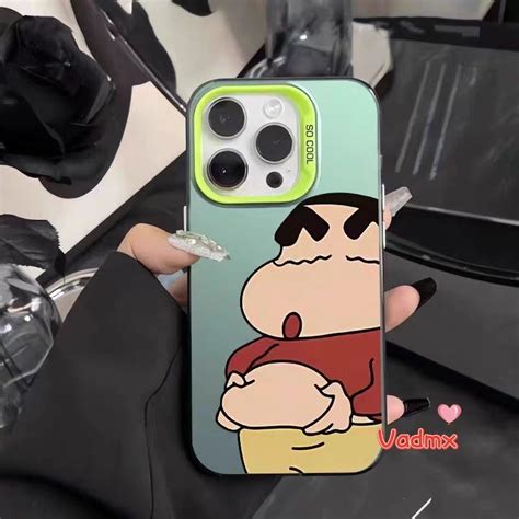 Funny Cute Crayon Shin Chan Phone Case For Infinix Hot I Zero Smart Tecno Spark Go