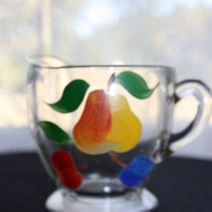 Vintage Bartlett Collins Gay Fad Hand Painted Creamer And Sugar Set Etsy