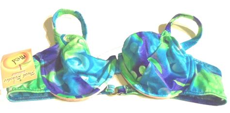 Fresh Peaches Blue Green Purple Swirly Geo Print Bikini Size Small Medium Nwt Ebay