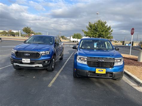 Maverick Vs Ranger Comparison Pics Mavericktruckclub 2022 Ford