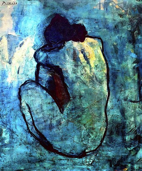Pablo Picasso Blue Nude Painting By Jon Baran Fine Art America