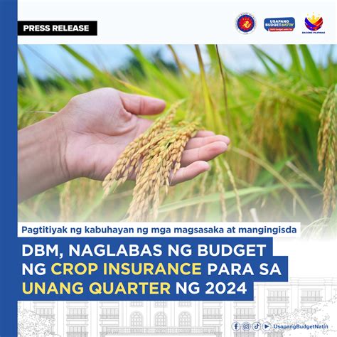 DBM releases crop insurance budget for the first quarter of 2024