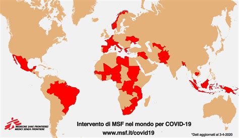 Coronavirus Il Nostro Intervento In Oltre Paesi Nel Mondo Msf Italia