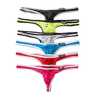 Herren Strings Ficelle Tangas Transparent Culotte Bikini Triangle Slips