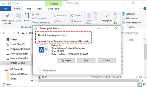 Easy Fixes To The Disk Is Write Protected In Windows