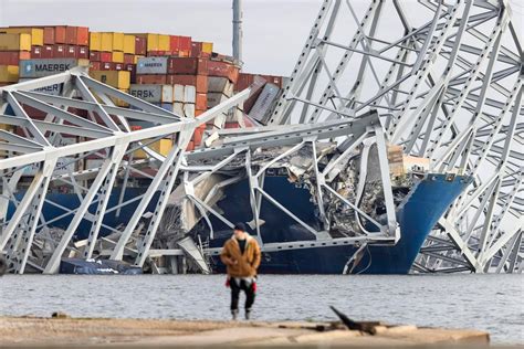 El Colapso De Un Puente En Baltimore Por El Choque De Un Carguero Provoca 6 Desaparecidos