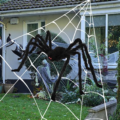 Syligr Realistic Hairy Spiders Outdoor Decorations Scary Spiders With