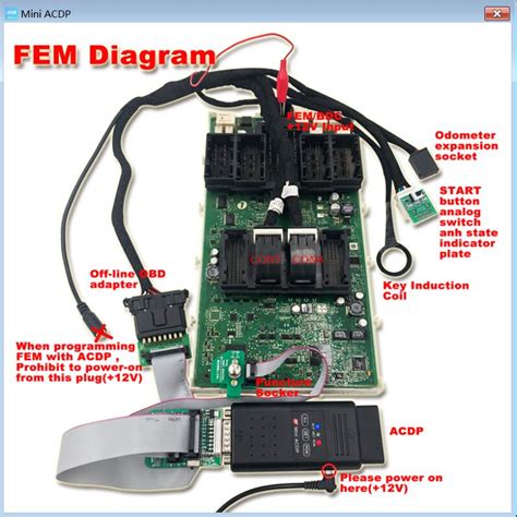 Yanhua Acdp Bmw Cas Fem Bdc Mileage Reset Without Dismantling Uobdii