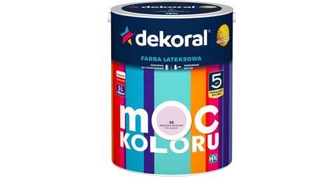 Dekoral Moc Koloru Farba Wrzosowy Pastelowy 5l 5904000811015 Cena