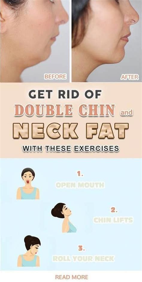 5 Exercises To Avoid Stubborn Double Chin Chin Exercises Double Chin