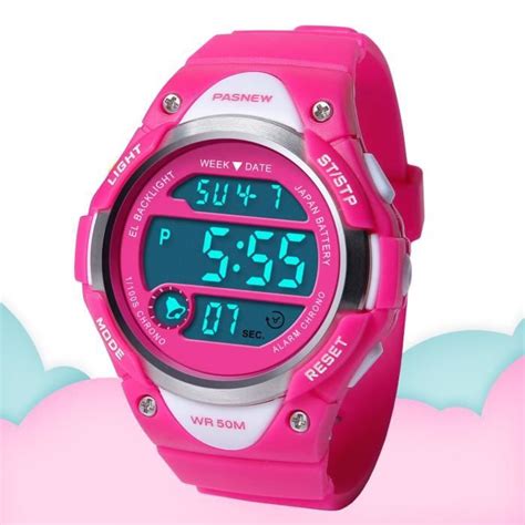 Hiwatch Montre Fille Montre De Sport Des Enfants Pieds Tanche Led