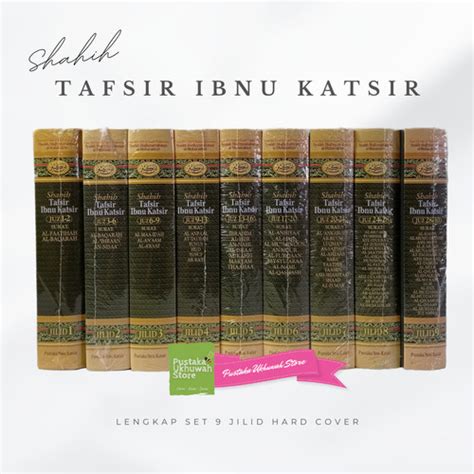 Jual Kitab Shahih Tafsir Ibnu Katsir Jilid Terjemah Pustaka Ibnu