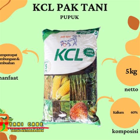 PUPUK KCL PUTIH PAK TANI 60 KEMASAN 5 KG Lazada Indonesia