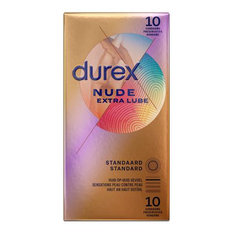 Durex Condoom Nude Extra Lube Stuks Plein Nl