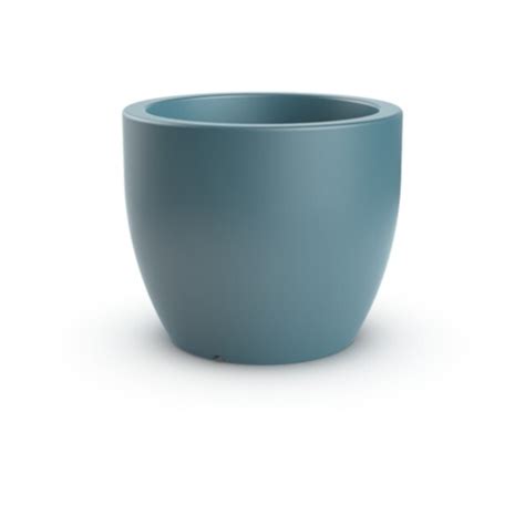 Кашпо круглое с двойным дном синее Tigel 35 DB Blue Pine - купить за ...