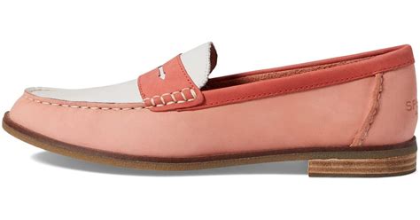 Sperry Top Sider Seaport Penny Loafer In Red Lyst