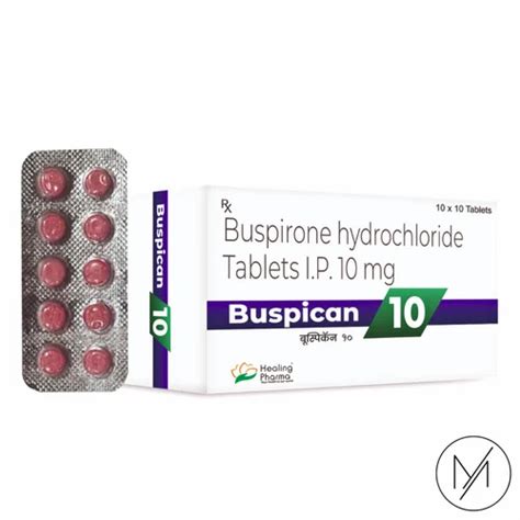 Buspirone Hydrochloride Tablet 5 Mg At Rs 280 Stripe In Durg ID