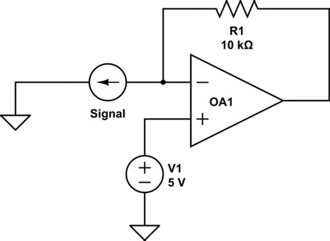 operational amplifier - current to voltage converter op amp question ...