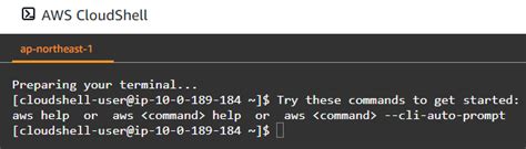 Aws Cloudshellでコマンドを実行するサンプル Itsakura