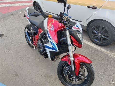 Купить б у Honda CB R инжектор передач в Москве красный naked bike года по цене