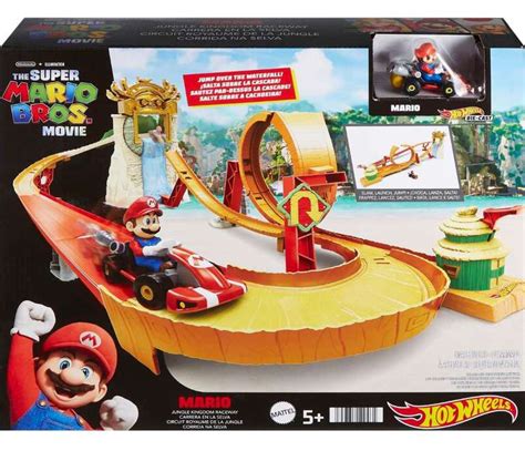 Amazon Hot Wheels Mario Kart Jungle Race Pista De Juguete Para Ni Os A