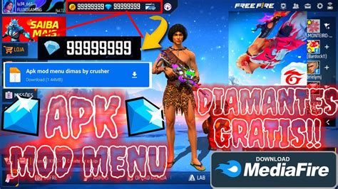 Apk Mod Diamantes Infinitos No Free Fire Atualizado Em Youtube