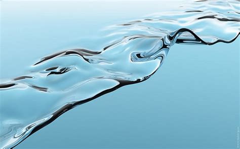 Water Flow Minimalistic 3d Wallpaper